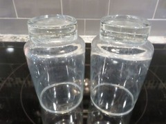 Vintage Libbey ACCENT Clear 4 1/2″ Glass Tumblers Solid Base RARE LOOK