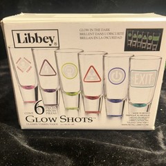 Libby Glow in the dark, Shots Set Of Six In Box