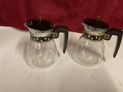 vintage Silex glass gold atomic starburst mimi