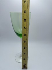 Lenox Blown Assorted Color Gems Stemmed Wine Glasses 10oz Green Blue S/6 B93