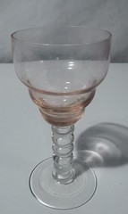 Set Of 5 Pastel MCM Bubble Stem Barware Hand Blown Cordial Aperitif Glasses “C”