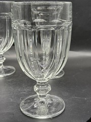 Vintage Set of 4 Libbey Gibraltar Duratuff 16 oz Iced Tea Water Goblets Glasses