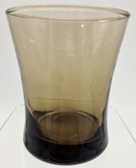 Vintage Retro Anchor Hocking Mocha Linden Flared Drinking Tumbler 10 Oz