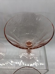 Tiffin Franciscan Pink Depression 4 3/8” Low Sherbet #14196 Set Of 4
