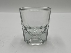 Vintage Libbey 4 Oz Low Ball Whiskey Rocks Glass Heavy Thick Base 1970s
