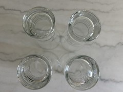 Nice! Set Of 4 Monclova By Libbey 16 Oz Clear Tumbler Drinking Glass 6.75”