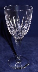 Atlantis CASTELO Multisided Stem Crystal Wine Glass or Goblet, 6 3/4″ Tall