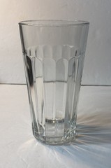Vintage One 1 LIBBEY Duratuff GIBRALTAR CLEAR 20 Ounce 6.5”Iced Tea Glass