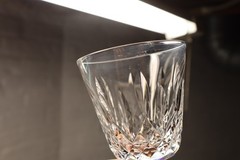 4 WATERFORD LISMORE CLARET WINE GLASSES 5 7/8″ TALL