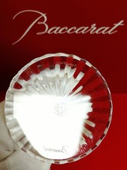 Baccarat Mille Nuits Flutissimo Crystal Champagne Glass Signed clear