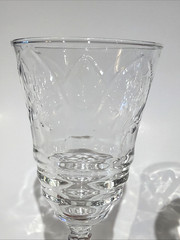 Set of 2 Libbey Rock Sharpe Normandy 3005 Stem 7-7/8”T Water Goblets