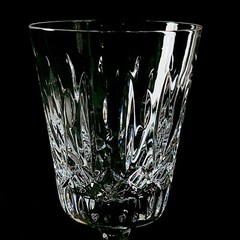 ATLANTIS ISABEL WATER GLASS, Cut Lead Crystal, 7 1/4″, 10 oz, Made In PORTUGAL