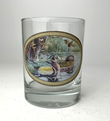 James R. Killen Wildlife Ducks Drinking Glass Clear Tumbler Art Scene Nature