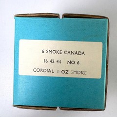Kastrup Holmegaard Canada Smoked Shot Cordial Glass 1oz Set of 6 Box Denmark
