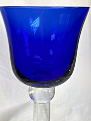 Cobalt Blue Goblets Set of 2 By «Gorgeous Designs»