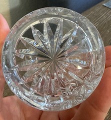 UNK5054 Cut Star/Fan On Bowl, Cut Foot double old fashioned 3.5″