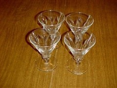 Libbey Rock Sharpe Simplicity Liquor Cocktail Glasses