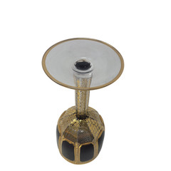 VINTAGE EBC9 Ruby Gold Collection Ebeling & Reuss Water Goblet Wine Glass 7″