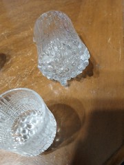 Iittala Ultima Thule by Tapio Wirkkala Finland Creamer + 3 Shot Glasses