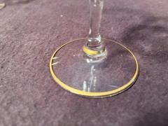 5 Vintage Tiffin Gold Encrusted Franciscan Minton Wines