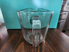 Anchor Hocking #498 Oven Basics 2 Cups/1 Pint Glass Measuring Cup Green Writing