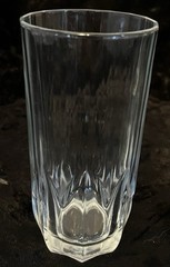 Lot of 3 – Pasabahce Turkey – TOPAZ – 5.25″ Tall 10 oz Flat Tumblers – Clear