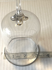 Lenox Crystal USA Moonspun Wine Glass Goblet Platinum Trim