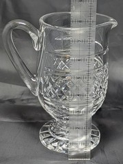 Waterford Crystal Castletown 24 oz Footed Pitcher Plain Handle 7-3/4″