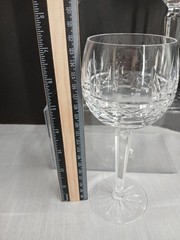 Gorgeous Lot of 3 Waterford Crystal KYLEMORE ? Hock Wine Glasses Wedding