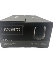 (New) Krosno Whiskey Glasses Set of 6, FJORD Epicure Collection