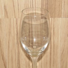 Vintage Art Deco Crystal Wine Glass Satin Frosted Stem 8.25″ Tall