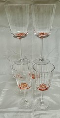 Rare Chin-Chin Stemware by ANTHROPOLOGIE WINE STEMWARE Set of 6 Beautiful