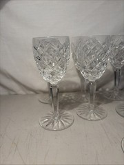 Waterford Crystal Cordial Glasses Set Of 5 1/2” Tall Width 2”