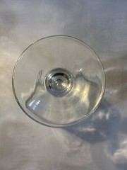 Water Goblet Anchor Hocking Clear Footed Stemmed Panel Design Courtney Clear
