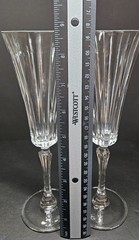 NOVECENTO by Royal Crystal Rock (RCR) Set of 10 Sleek, Festive Champagne Flutes
