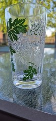 🌿Vintage Boscul Peanut Butter 5″ Glass White CHRYSANTHEMUM