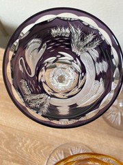5 Bohemian Wine Glasses Game Hunting Theme Rowland Ward