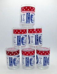 VINTAGE LIBBEY «APOLLO 12» MOON MISSION GLASSES – SET OF 6 – NOS