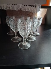 Sherry Glasses 6 Ea 4″ Tall X 1-7/8″ W