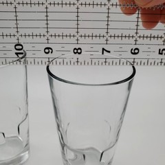 Libbey DuraTuff OPTIVA 15966 Clear Stackable 5.75″ Beverage Glass square imprint