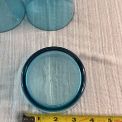 Littala Kartio Sea Blue Glass Tumbler Tapio by Man Franck Eight Glasses