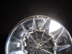 KOSTA BODA Rosa & Diamond FOOTED CRYSTAL GLASS SWEDEN