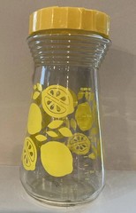 Vintage Federal Glass Citrus Tumbler Carafe 24oz