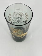 VTG MCM Anchor Hocking Leo Lion Zodiac Highball Glass Astrology Glass Tumbler