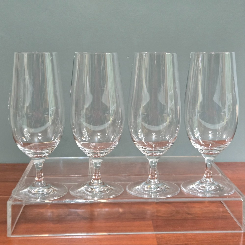 Set of 4 Waterford Marquis Moments Stemmed Beer Glasses, 15.5 oz