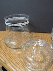 VINTAGE SET OF 6 LIBBEY PHARMACY HIGHBALL GLASSES WITH BELL SHAPED C (EZS001130)