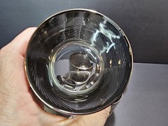 Vtg 1950s Set of 5 On The Rocks Drinking Glasses Black~Silver Textured Geometric