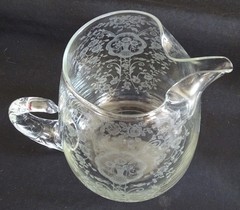 Glastonbury Lotus USA Bridal Bouquet Pitcher & 6 Tumblers