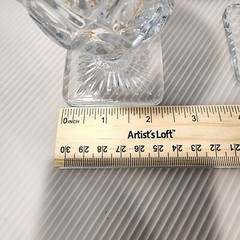 Imperial Glass ‘Cape Cod’ Clear Glass Footed Water Goblets Vintage Elegant Glass