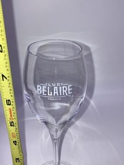 Rare Luc Belaire Crystal 6 Oz Champagne Glass, 7.75”, France, EUC Gorgeous Flute